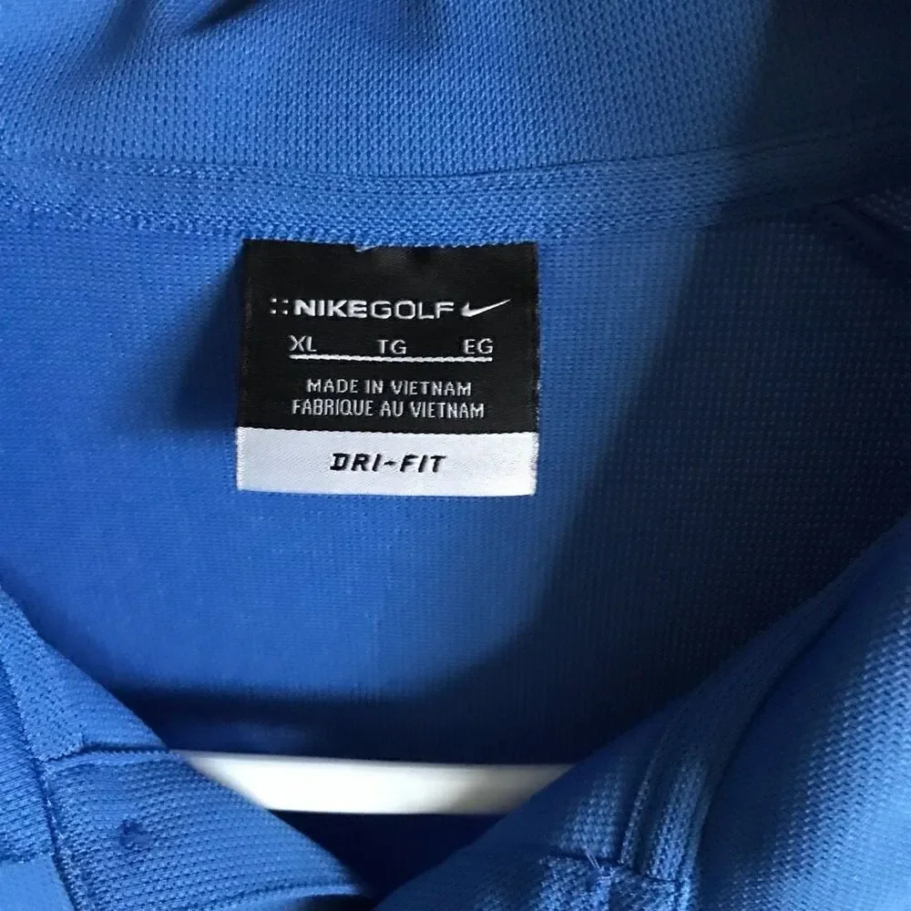 Nike Golf polo shirt Size XL Mens  blue athletic short sleeve